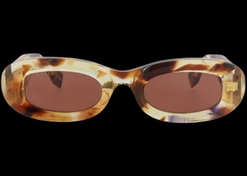 Gucci Round-Frame Recycled Acetate Sunglasses Havana Havana Brown (GG1907S-30016070-001)