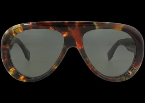 Gucci Aviator-Frame Recycled Acetate Sunglasses Havana Havana Grey (GG1909S-30016072-001)