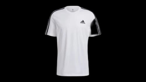 adidas Essentials 3-Stripes T-Shirt White/Black