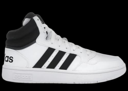 adidas Hoops 3.0 Mid Classic Vintage Core Black Cloud White