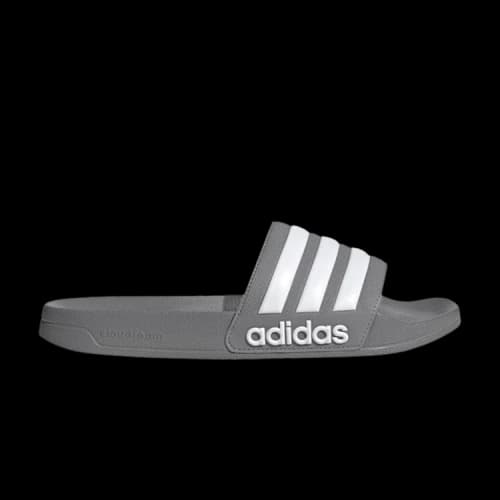 adidas Adilette Shower Slides Grey Three White