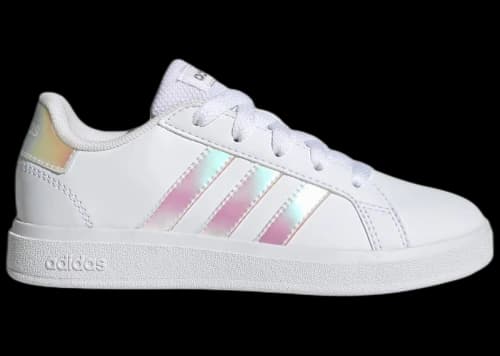 adidas Grand Court 2.0 Cloud White Iridescent Pink (GS)
