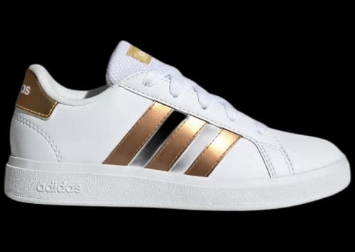 adidas Grand Court Sustainable Cloud White Matte Gold (GS)