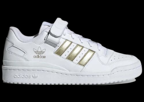 adidas Forum Low Cloud White Gold Metallic (Women's)
