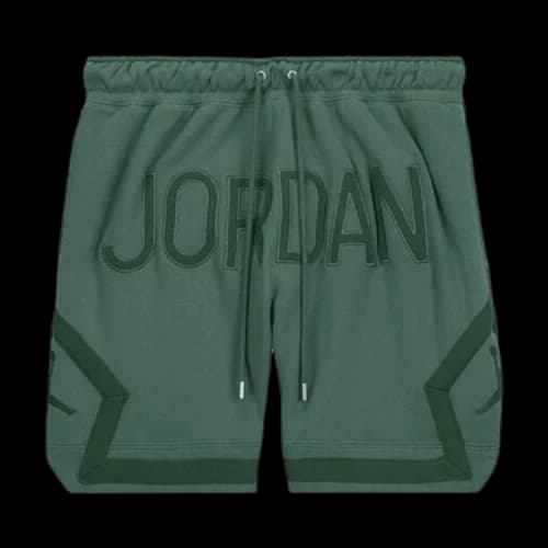 Jordan x Nina Chanel Abney Fleece Shorts Green Stone