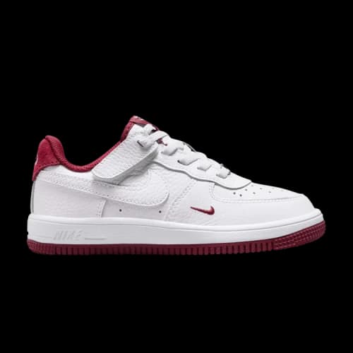 Nike Force 1 Low LV8 EasyOn White Team Red (PS)
