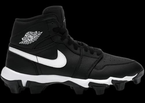 Jordan 1 Mid Cleat Black White (GS)