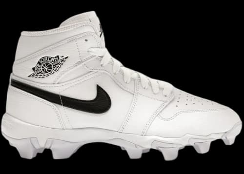 Jordan 1 Mid Cleat White Black (GS)