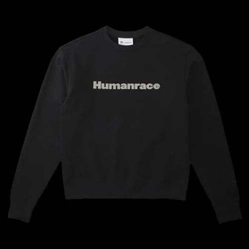 adidas x Pharrell Humanrace Logo Sweatshirt 'Black'