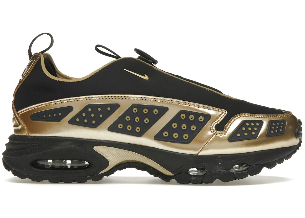 Nike Air Max Sunder Black Dark Smoke Grey Metallic Gold (Women's)