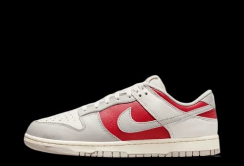 Nike Dunk Low Light Iron Ore Gym Red