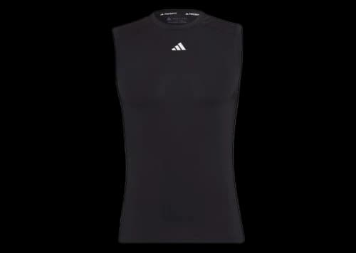 adidas Techfit Training Sleeveless Tee Black