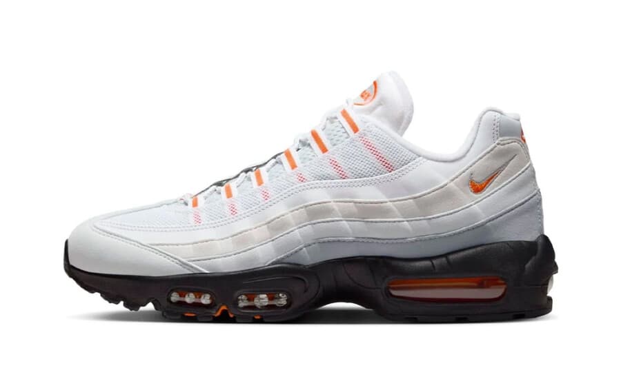 Nike Air Max 95 Wolf Grey Safety Orange Pure Platinum