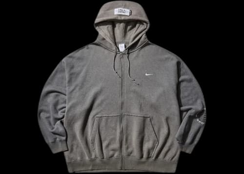 Nike x Martine Rose Full-Zip Hoodie Charcoal Heather