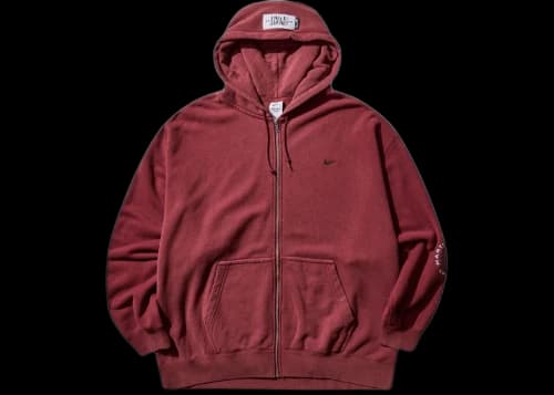 Nike x Martine Rose Full-Zip Hoodie Team Crimson Red