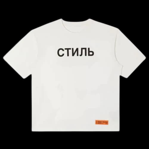 Heron Preston CTNMB Logo T-Shirt White/Black