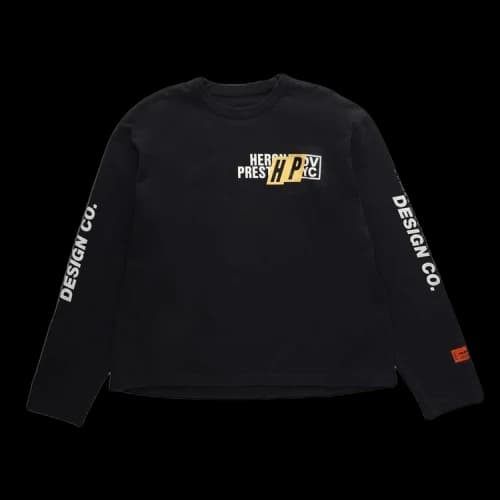 Heron Preston Real Estate LS Tee Black/White