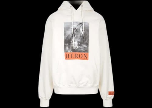 Heron Preston NF Heron BW Hoodie White/Black