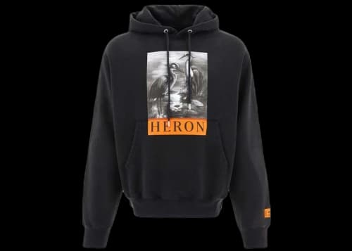 Heron Preston NF Heron BW Hoodie Black/Black