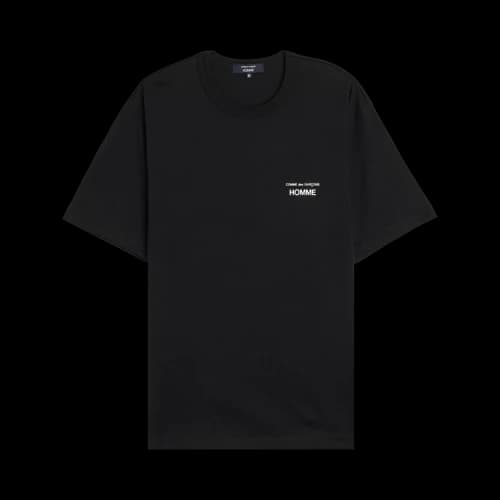 Comme des Garçons Homme Plus Jersey Garment Print Logo T-Shirt 'Black'
