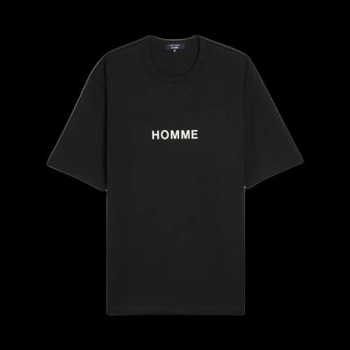 Comme des Garçons Homme Plus Tight Tension Jersey Garment Print Logo T-Shirt 'Black'