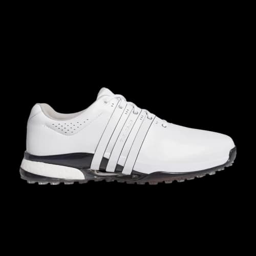 adidas Tour360 25 Spikeless Golf White Collegiate Navy Red