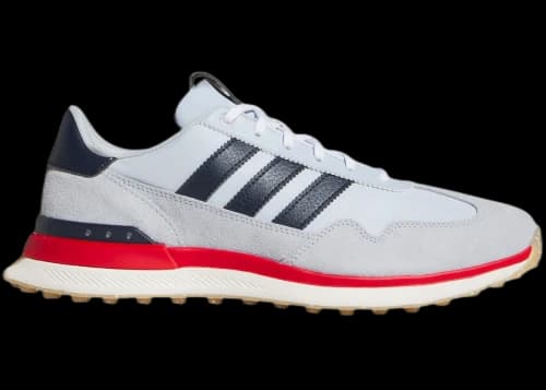 adidas S2G 26 Textile Spikeless Golf Crystal Sky Navy Better Scarlet