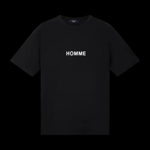 Comme des Garçons Homme Tight Tension Cotton Jersey Printed T-Shirt 'Black'