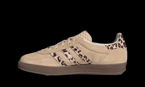 adidas Gazelle Indoor Leopard Crystal Sand (Women's)