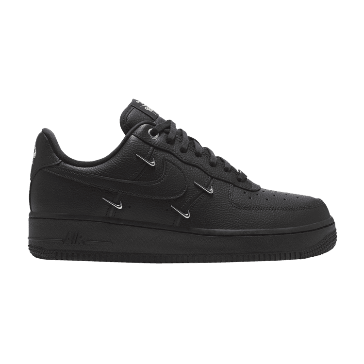 Nike Air Force 1 Low '07 LX Black Silver Mini Swoosh (Women's)