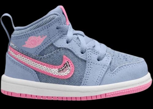 Jordan 1 Mid SE Denim Sequin (TD)
