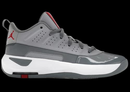 Jordan Max Aura 7 Wolf Grey Varsity Red
