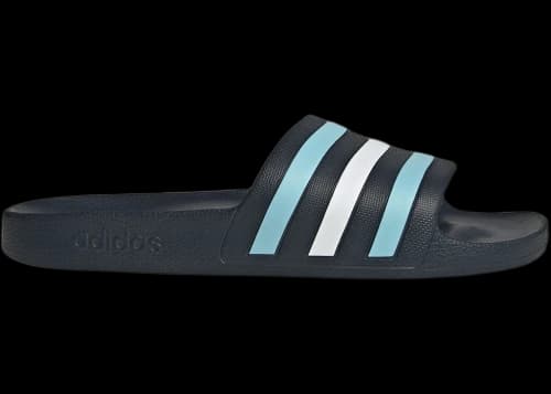 adidas Adilette Aqua Slides Night Navy Icey Blue White