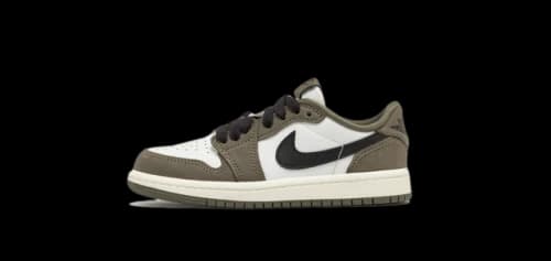 Jordan 1 Retro Low OG Medium Olive (PS)
