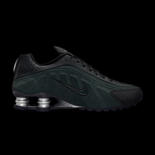 Nike Shox R4 Black Silver Seaweed (Women's)