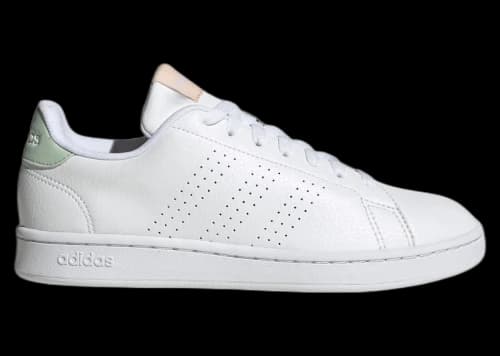 adidas Advantage Cloud White Linen Green (Women's)