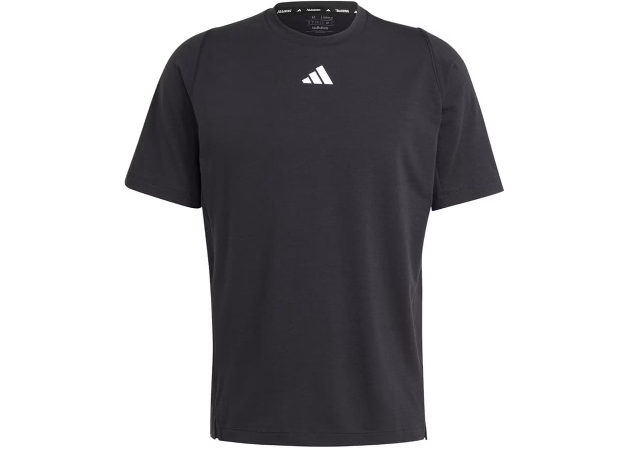 adidas Train Icons 3 Bar Logo Tee Black