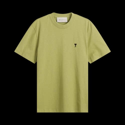 AMI Small Heart Logo T-Shirt 'Green'