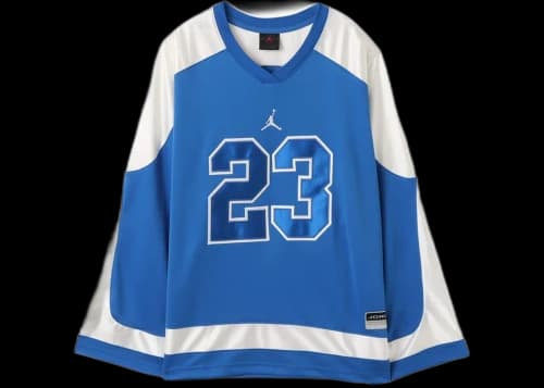 Jordan Brooklyn University Hockey Jersey Blue/White