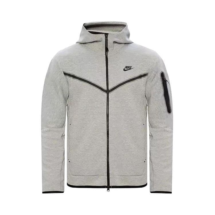 Nike Sportswear Tech Fleece Windrunner Full Zip Hoodie (FW24) Dark Grey Heather/Black