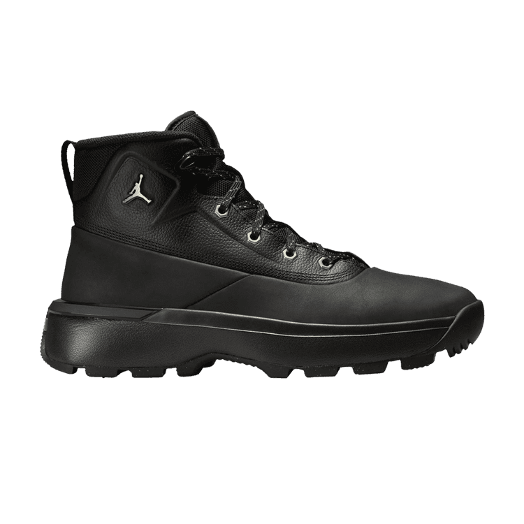 Jordan City Boot Black Metallic Silver