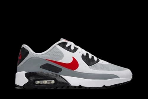 Nike Air Max 90 Golf White Light Smoke Grey Red