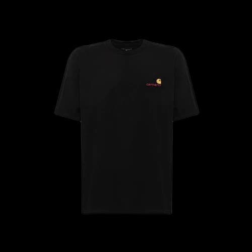 Carhartt WIP American Script Crew Neck T-Shirt Black