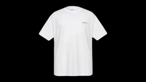 Carhartt WIP Script Embroidery S/S T-Shirt White
