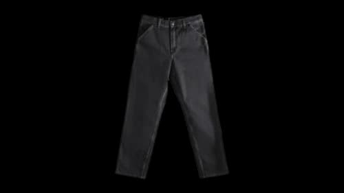 Carhartt WIP Single Knee Pant Stone Washed Black