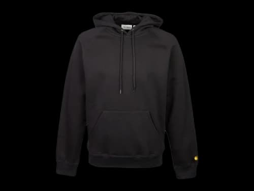 Carhartt WIP Chase Fleece Hood Sweatshirt Black