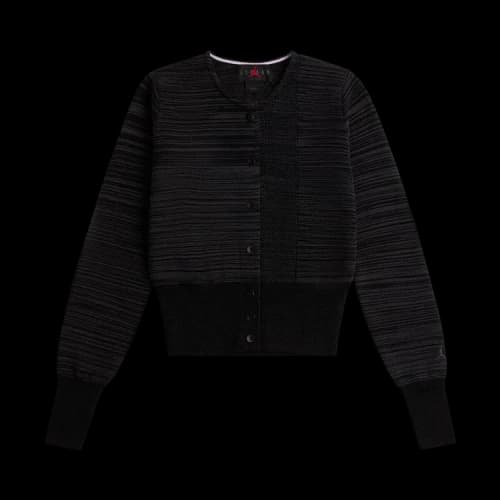 Jordan x Téla Women's Knitwear Cardigan Dark Smoke Grey/Black