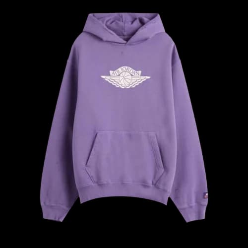 Nike Air Jordan Rare Air Fleece Pullover Hoodie Purple Earth