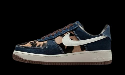 Nike Air Force 1 Low Cheetah Blue Denim (Women's)