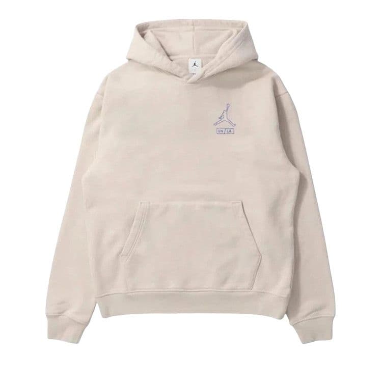Jordan x Union LA Fleece Hoodie Light Orewood Brown/Hyper Cobalt